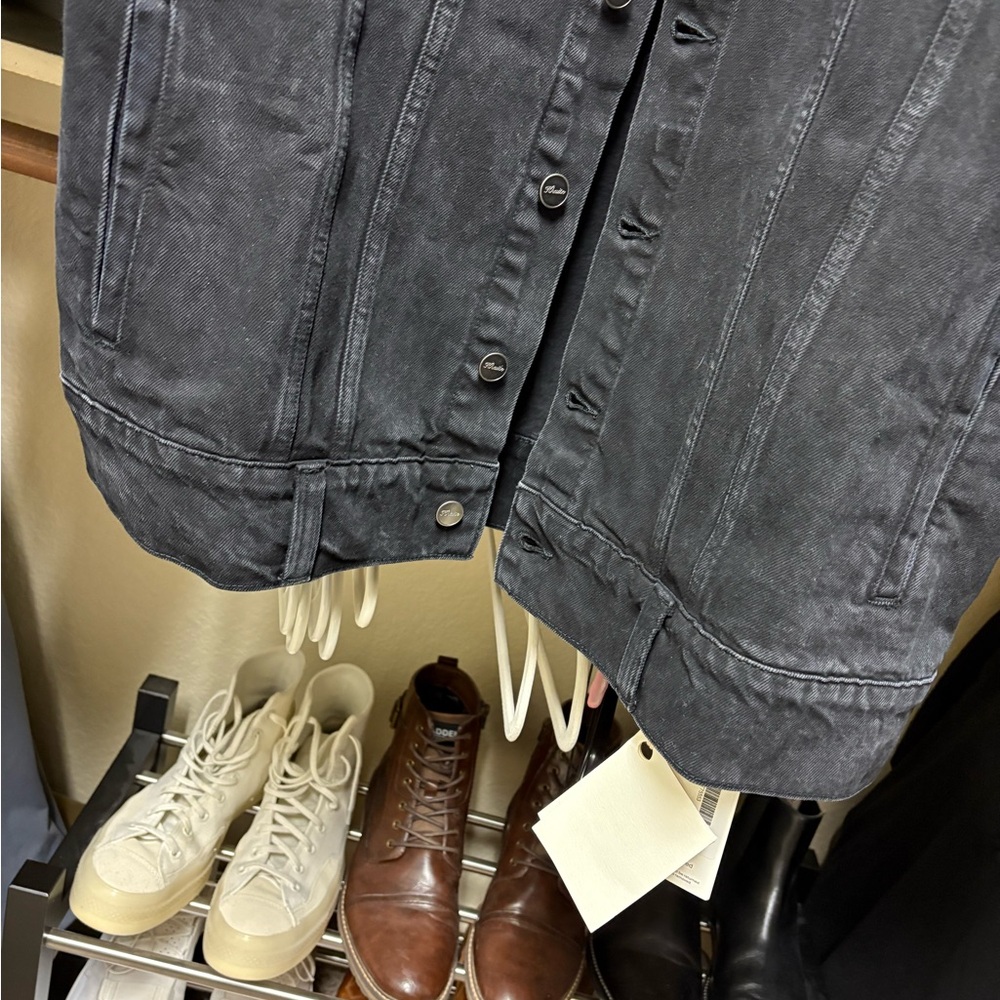 KHAITE Ross black denim jacket - Picture 8 of 14